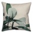 Black Watercolor Plant Textiles