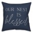 Nest is Blessed on Black Textiles
