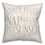 Porch Rules on Black Textiles