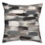 Black Brushstroke Pattern 18x18 Indoor / Outdoor Pillow