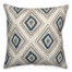 Gray Blue Diamond Pattern 18x18 Indoor / Outdoor Pillow