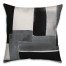 Black Abstract Design 18x18 Indoor / Outdoor Pillow