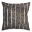 Black Chevron Lines 18x18 Indoor / Outdoor Pillow