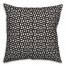 Black Triangle Pattern 18x18 Indoor / Outdoor Pillow