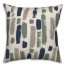 Blue Black Paint Strokes Textiles