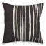 Black Thin Stripes 18x18 Indoor / Outdoor Pillow