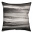 Black Watercolor Waves 18x18 Indoor / Outdoor Pillow