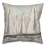 Painterly Sailboats 18x18 Indoor / Outdoor Pillow