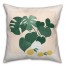 Monstera and Lemons 18x18 Indoor / Outdoor Pillow