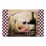 Wine Gingham Red 27x18 Floor Mat