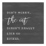 Cat Doesn't Like Us Either 16x16 Canvas Wall Art