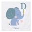 Blue Baby Elephant 57x57 Personalized Tapestry