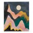 Colorful Mountain Waves 34x40 Tapestry