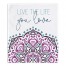 Live Life Love Mandala 34x40 Tapestry