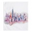 Watercolor City 57x57 Tapestry