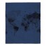 World Map Distressed Blue 57x57 Tapestry