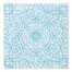 Distressed Mandala Blue 57x57 Tapestry