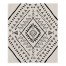 Black Geometric Boho Pattern 34x40 Tapestry