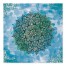 Tye Dye Mandala Blue 57x57 Tapestry