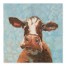 Quirky Brown Cow 57x57 Tapestry