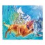 Swimming Painted Pup 34x40 Tapestry