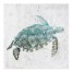 Watercolor Sea Turtle Blue Green 57x57 Tapestry