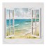 Beach Window 57x57 Tapestry