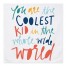 Coolest Kid Blue Orange 57x57 Tapestry