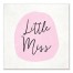Pink Little Miss Wall Art