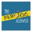 No Monsters Allowed Wall Art