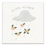 No Rain No Flowers Cloud Wall Art