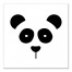 Panda Face Wall Art