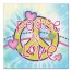 Tie Dye Peace And Love Wall Art