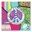 Patterned Peace Sign Wall Art