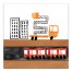 City Building  Wall Art