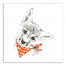 Curious Fox Scarf Wall Art