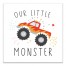 Our Little Monster Truck  Wall Art