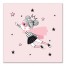 Pink Superhero Princess Wall Art