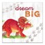 Triceratops Dream Big  Wall Art
