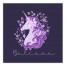 Purple Unicorn Believe Wall Art