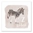 Watercolor Zebra Wall Art