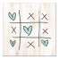 Tic Tac Hearts Wall Art