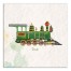 Watercolor Steam Engine Wall Art