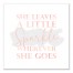 She Leaves A Little Light Wall Art