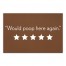 Would Poop Here Again 18x12 Canvas Wall Art