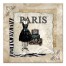 Couture Black Dress 20x20 Canvas Wall Art
