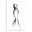 Ink Dress 20x30 Canvas Wall Art