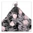 Voluminous Floral Dress 24x24 Canvas Wall Art
