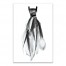Watercolor Long Dress 20x30 Canvas Wall Art