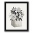 Flower Basket 11x14 Black Floating Framed Canvas